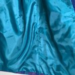 Vintage Striped Turquoise Purple Blue Wool Blazer Medium? Photo 8