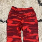 Alphalete Red Crossover Leggings Photo 6