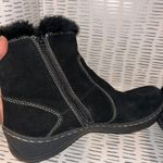 Baretraps Ellea Black Suede Faux Fur Lined 7.5 Stay Dry System Zip Winter Snow Photo 5