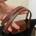 Longchamp FLAWS Le Pliage Original M Tote Hand Shoulder Nylon Bag Recycle Canvas Photo 2