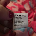 Source Unknown Women's Babydoll Top Plus Pink Lepoard Print Blouse V Neck Size 3x Loose Preppy Photo 6