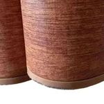 Lulu’s Lucianto Copper Satin Ankle Strap Wooden Platform Sandals SZ 6 Brown Photo 6