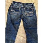Silver Jeans Silver‎ Jeans Suki Capri Cropped jeans size 28 x 22.5 Stretch Distressed Denim Photo 4
