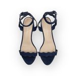 Loeffler Randall ミ Emi Wavy Ankle Wrap Strap Heel Sandals ミ Eclipse Suede ミ 7.5M Photo 9