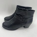 PROPET Topaz Boots Size 8.5 X(2E) Extra Wide New Womens Ankle Boot Leather NWOT Black Photo 1
