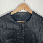 Ralph Lauren New  Black label coated linen cropped jacket with bell sleeves sz 10 Photo 4