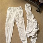 Cotton Citizen  White Hoodie and Sweatpants Set fits medium Photo 10