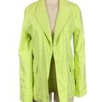 Jason Wu Linen Blend Open Front Blazer Jacket Size Small Photo 0