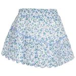 Love Shack Fancy LoveShakeFancy Memphis Mini Skirt in Blue Jay Song Sz 00 P Photo 8