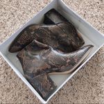 Steve Madden Brown Snake Print Ankle Boots Size 9M NWT $129.95 Photo 1