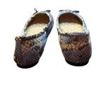 J. McLaughlin  Shoes Womens Size 8.5 Snakeskin Ballet Flats Leather Sole Photo 5