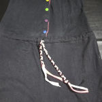 Hocus‎ Pocus Womens Black Pop Lips Black Jump Suit Comic Cartoon Medium Photo 2