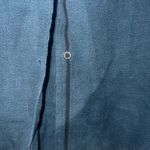 Elizabeth and James Blue Rumpled Bedford Jacket Shirt Size Medium $295 Photo 4