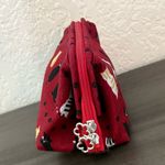 Deep Red Kitty Cat Cosmetic Travel Bag Photo 1