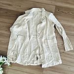 Boutique Ecru Linen Blazer Photo 10