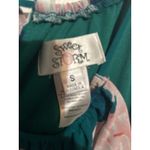 Sweet Storm Maxi Dress Green Pink Floral Sleeveless Flowy Summer Dress S Photo 1