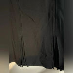 Grace Dane Lewis‎ women’s Stretch Pleated midi Skirt black Large vintage work Photo 2