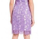 Badgley Mischka Belle  Lace Overlay Dress Size 6 Photo 1