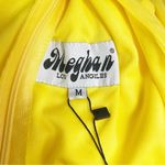 Meghan LA NWT  Aphrodite Maxi Dress Size Medium Yellow Halter Ruffle Slit Gown Photo 12
