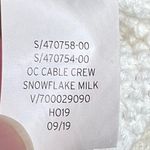 Gap Cable Knit Cotton Sweater Women’s Size Medium Color: Snowflake Milk Neutral Photo 5