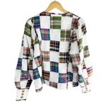 Sezane Chemise Bruna Patchwork Long Sleeve Blouse FR 46 US 14 Boho Cottagecore Photo 1