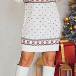 Simplee Apparel Christmas Sweater Dress Photo 2