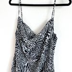 L'Academie  Revolve B&W Animal Printed Slip Maxi Dress  Photo 10