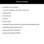 Fleur du Mal Acid Wash Silk Ruched High Leg Dress in Lilac Acid Wash Purple Size L Photo 3