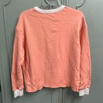 Sundry  For Evereve Size 0 Crewneck Sweatshirt Pullover Colorblock Preppy Casual Photo 4