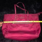 Kate Spade  Chelsea medium tote hand bag purse pockets wine burgundy Photo 6