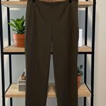 Talbots  Mid-Rise Olive Dress Pant Trouser, 8 Photo 0