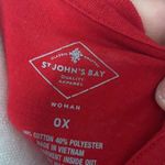 st. john's bay St. John’s Bay Red America T-Shirt - 0X Photo 4
