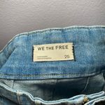 We The Free  Jayde Flare Jeans Cropped Medium Wash High Rise Boho Women 25 Petite Photo 2