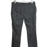 Anthropologie Essential Slim Black & White Plaid Print Cropped Pants Photo 7