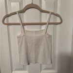 Brandy Melville  Ribbed White Tank Top size small Photo 1