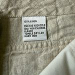 Talbots  cream colored shorts button zip drawstring closure and pockets size 2 Photo 5