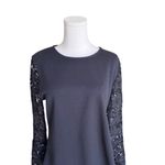 Anthropologie Eri + Ali x - NWT Delilah Black Lace Long Sleeve Blouse Top Sz M Photo 4