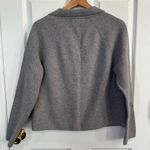 Banana Republic Milano-Stitch Knit Blazer Grey Open Front Jacket Size M Classic Photo 9