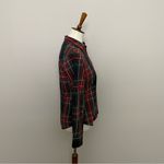 J.Crew Perfect Shirt Plaid Collar Lightweight Black Red Green Blue Yellow Grey Photo 6