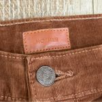 MOTHER The Mid Rise Dazzler Ankle Hopscotch Brown Corduroy Pants 32 Monk's Robe Photo 1