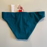 Red Carter NWT  Swim Reversible Bikini Bottoms Size XS/4 Dark Aqua Green Photo 1
