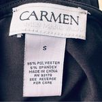 Carmen Marc Valvo Black Top with Gold Studs Photo 14