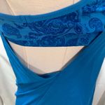 Lululemon No Limits Tank‎ Womens 6 Paisley Cornflower W1575S Active Sport Blue Photo 3