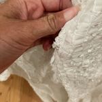 Selfie Leslie  Isabelle Angel Sleeve Empire Mini Dress In white Photo 5