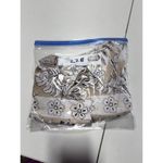 Alfred Dunner Floral Button Down Shirt Short Sleeve Neutral Print 18W Photo 8