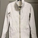 Lululemon  Radiant Jacket Heathered Oatmeal - Size 6 Photo 0