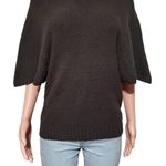 charcoal short sleeve bat wing knit jumper top M Black Size M Photo 0