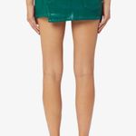 Vivienne Westwood Metallic Green Punky Mini Skirt/26 Photo 1