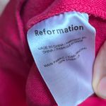 Reformation Strapless Fuchsia Dress Photo 4