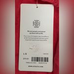 Athleta  Playa Linen Wrap Blouse Cropped Size Large NWT‎ Flaw: Missing Tie Photo 4